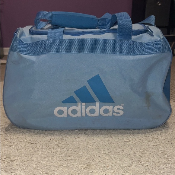 Adidas Light Blue Duffel Bag - Picture 1 of 14